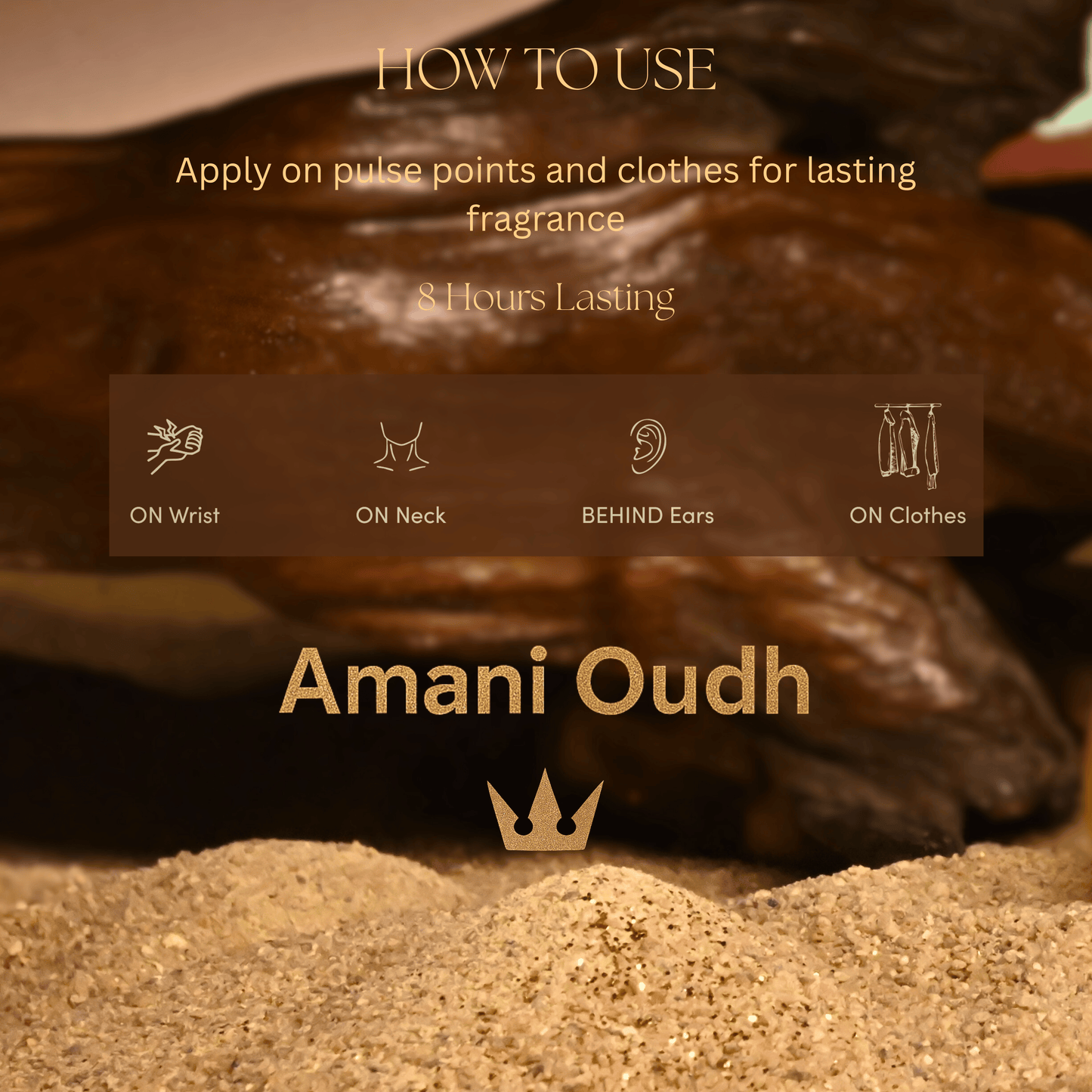 Amani Oudh by Essence Emporium | Attar for Men & Women | 10ml Roll-On |Fresh florals with Woody Musk - Essence Emporium