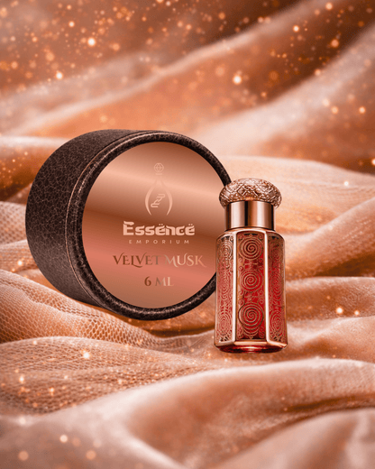 Velvet Musk by Essence Emporium | Unisex Attar | 6ml Roll-On | Creamy Floral Musk